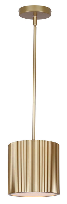 Canarm IPL1208A01PGD One Light Pendant, Painted Gold
