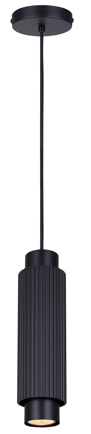 Canarm IPL1231A01BK10 One Light Pendant, Matte Black
