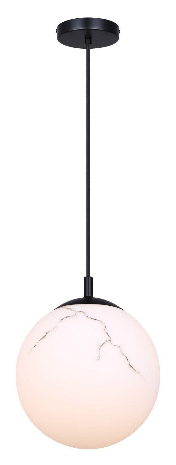 Canarm IPL2101B01BK One Light Pendant, Black