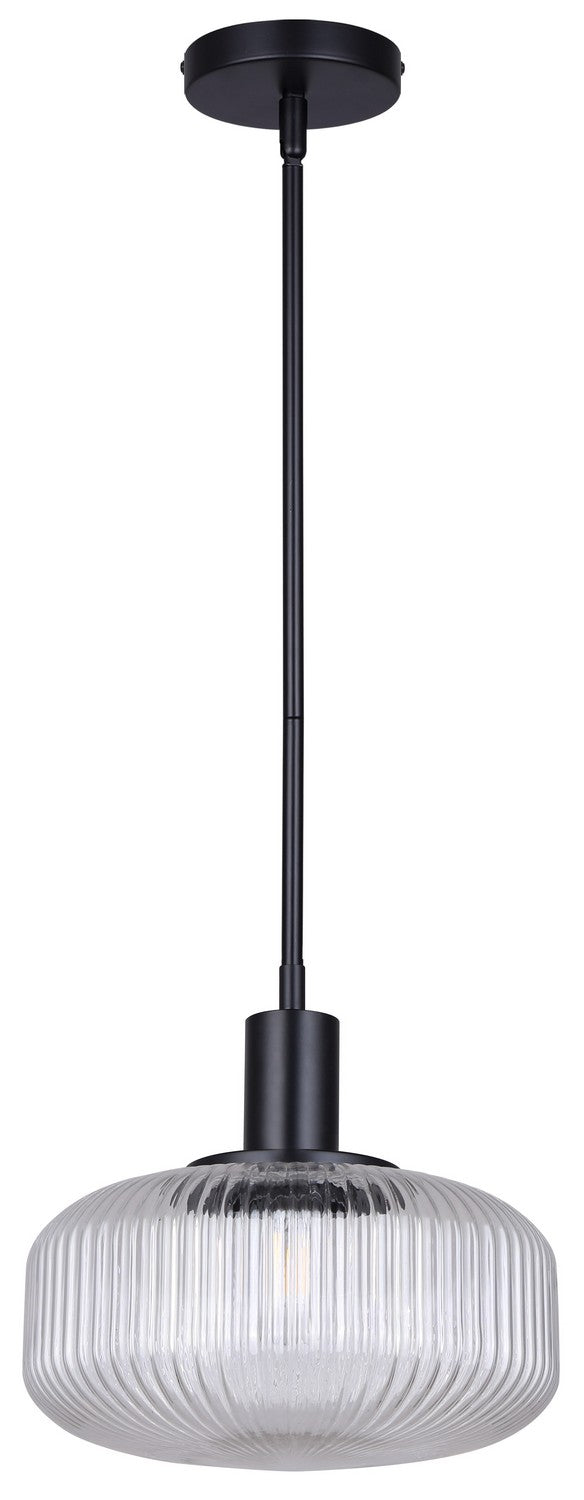 Canarm IPL2104B01BK One Light Pendant, Black