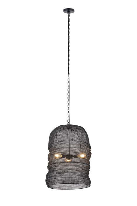 Canarm IPL2154B03BP Three Light Pendant, Matte Black