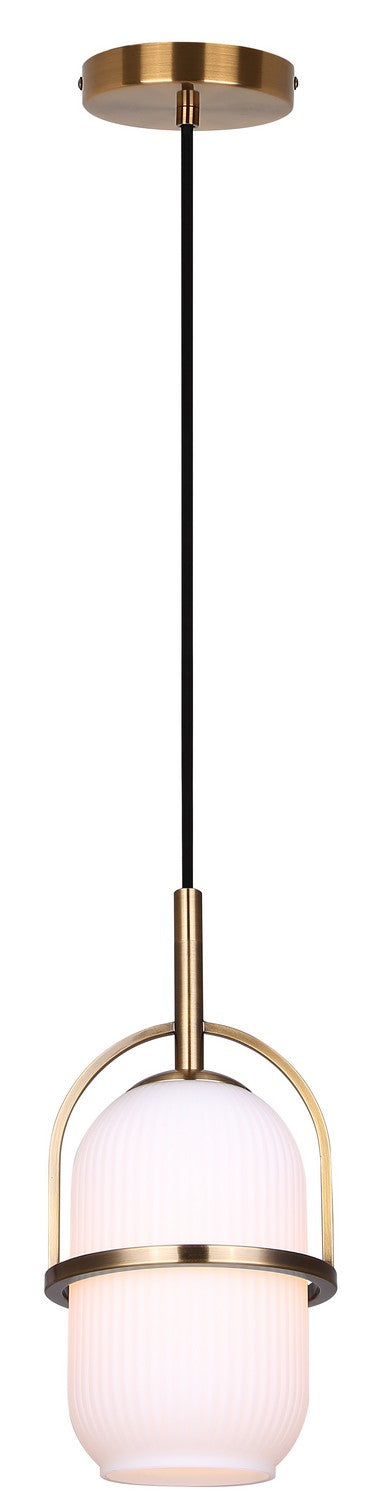Canarm IPL2190B01GD One Light Pendant, Gold