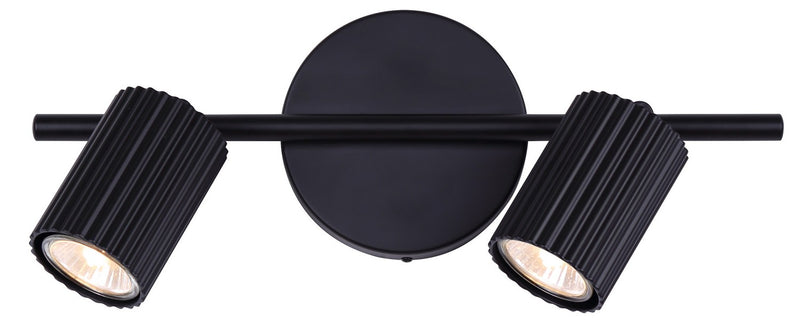 Canarm IT1119A02BK10 Two Light Track Lighting, Black