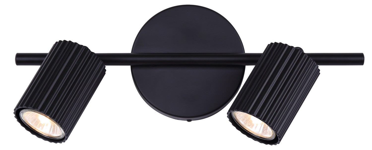 Canarm IT1119A02BK10 Two Light Track Lighting, Black
