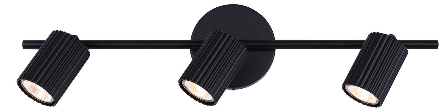 Canarm IT1119A03BK10 Three Light Track Lighting, Black