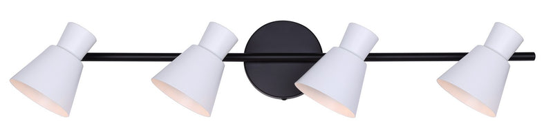 Canarm IT1163A04BW10 Four Light Track Lighting, White