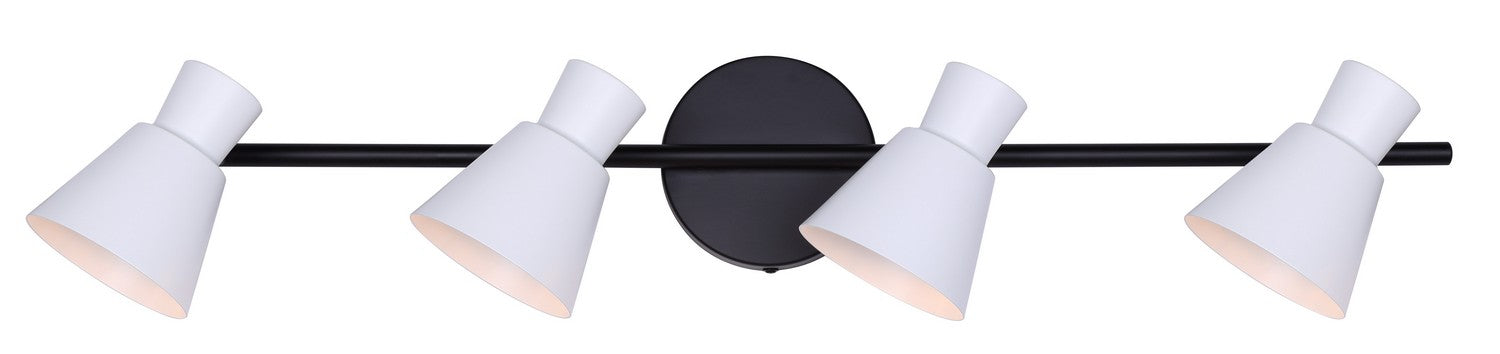 Canarm IT1163A04BW10 Four Light Track Lighting, White