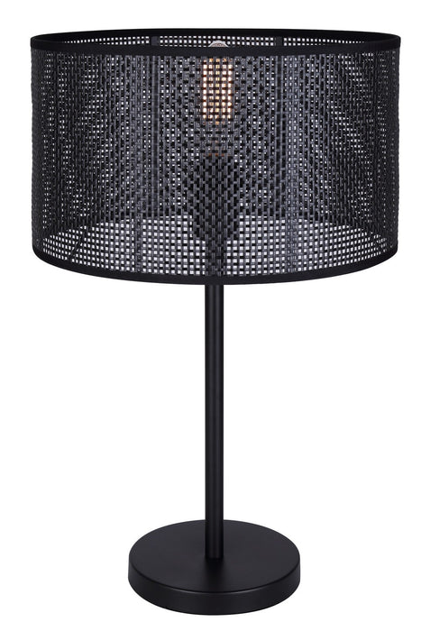 Canarm ITL1149A22BK-BPR One Light Table Lamp, Matte Black