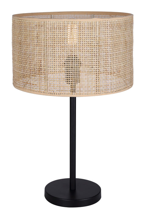 Canarm ITL1149A22BK-NR One Light Table Lamp, Matte Black