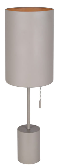 Canarm ITL1164A23GY One Light Table Lamp, Grey