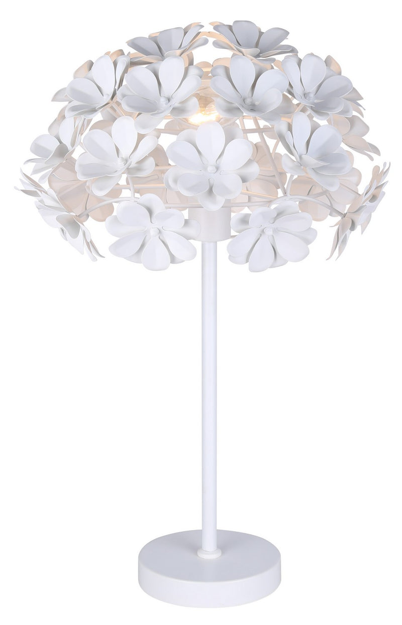 Canarm ITL2022B23WH One Light Table Lamp, White