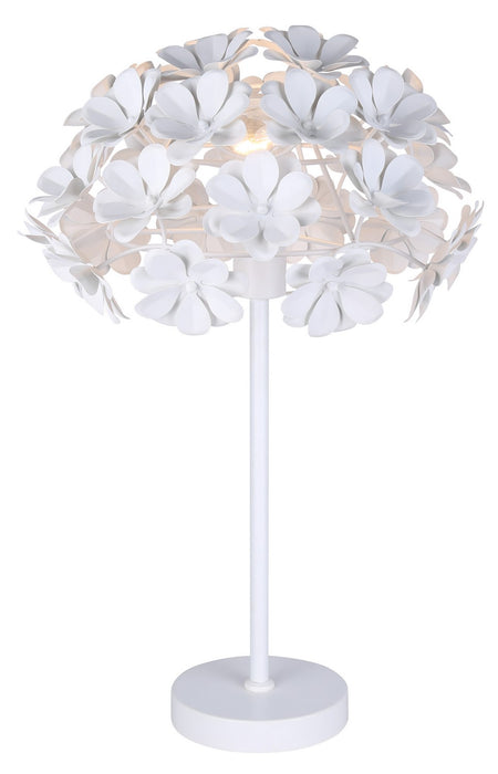 Canarm ITL2022B23WH One Light Table Lamp, White