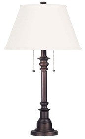 Canarm ITL2121B31ORB Two Light Table Lamp, Oil Rubbed Bronze