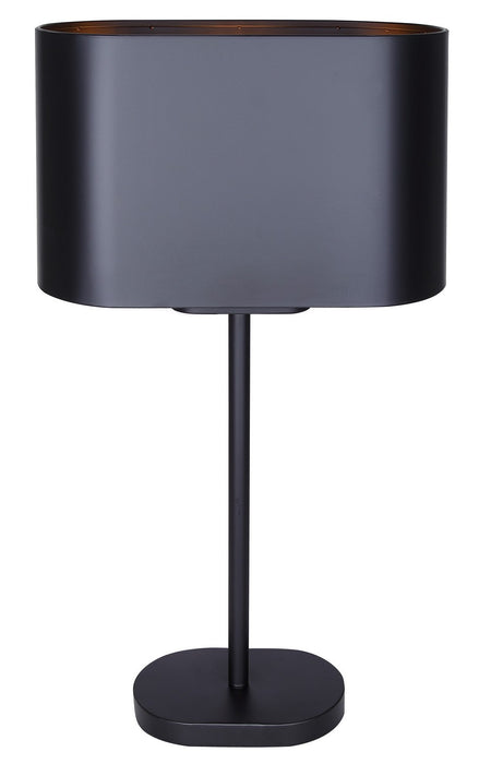 Canarm ITL2132B24BK One Light Table Lamp, Matte Black