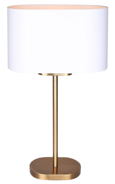 Canarm ITL2132B24GDW One Light Table Lamp, Gold