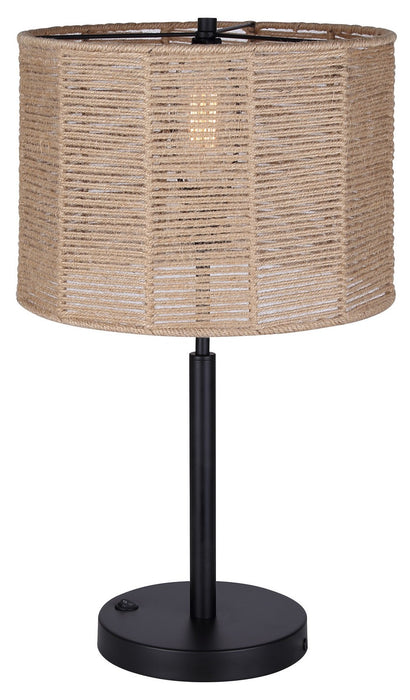 Canarm ITL2134B24BK One Light Table Lamp, Matte Black