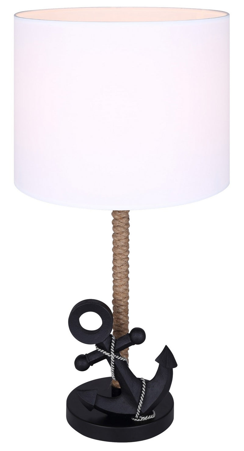 Canarm ITL2139B26BK One Light Table Lamp, Matte Black