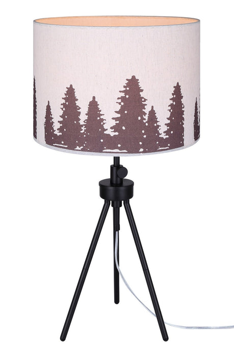 Canarm ITL2145B26BK One Light Table Lamp, Matte Black