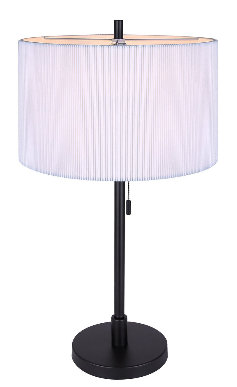 Canarm ITL288A24BK One Light Table Lamp, Black