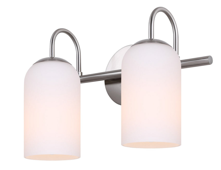 Canarm IVL1130A02BN Two Light Vanity, Brushed Nickel