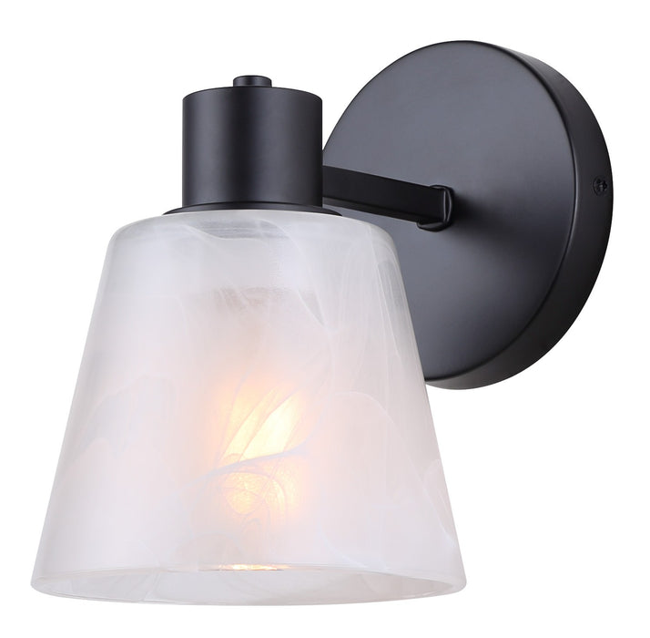 Canarm IVL1151A01BK One Light Vanity, Black