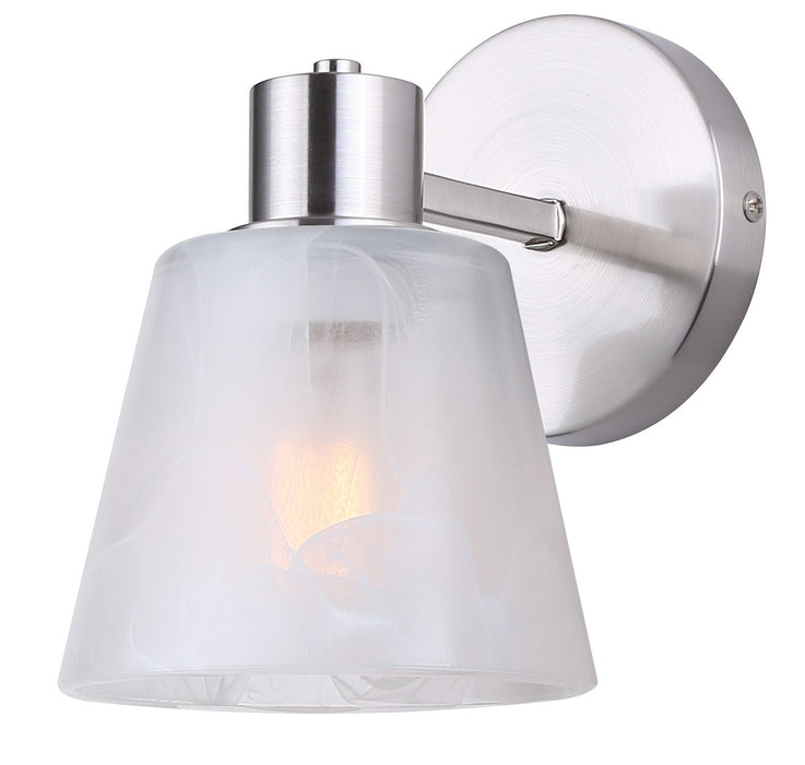 Canarm IVL1151A01BN One Light Vanity, Brushed Nickel