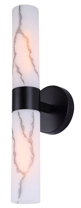 Canarm IVL1153A02BK Two Light Vanity, Black