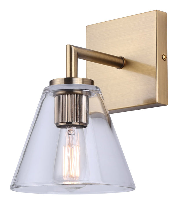 Canarm IVL1159A01GD One Light Vanity, Gold