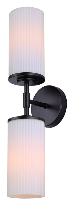 Canarm IVL1165A02BK-FR Two Light Vanity, Matte Black