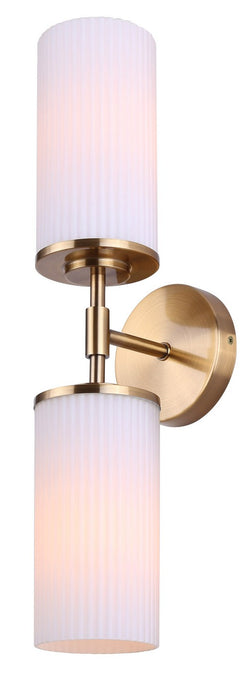 Canarm IVL1165A02GD Two Light Vanity, Gold