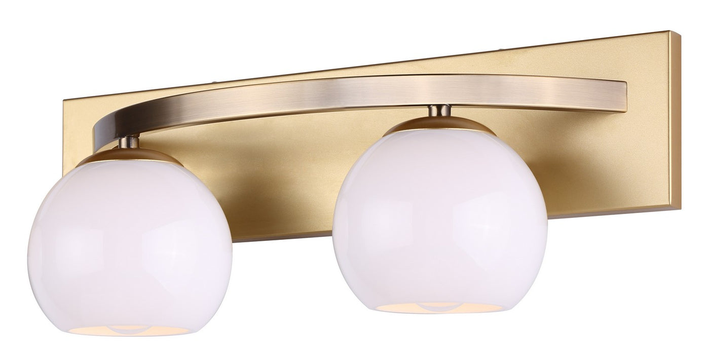Canarm IVL1169A02GDP Two Light Vanity, Gold