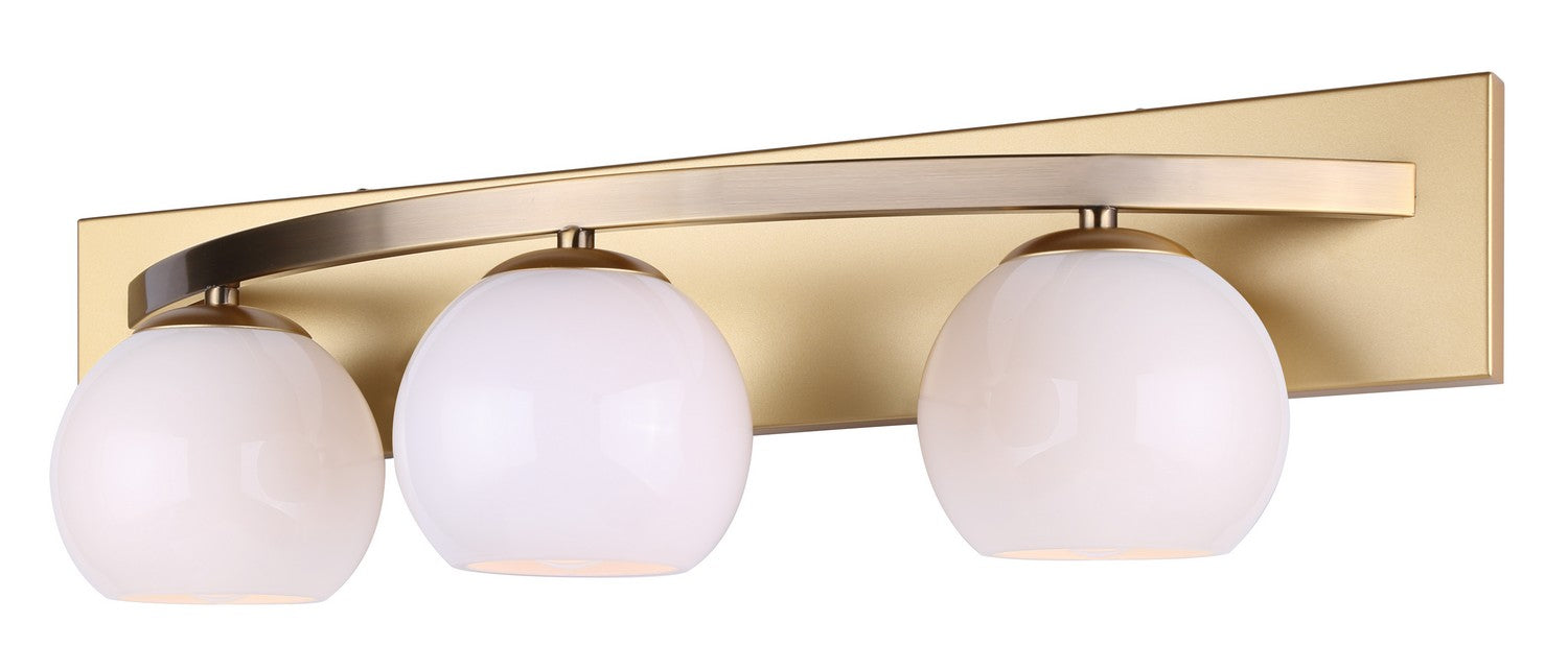 Canarm IVL1169A03GDP Three Light Vanity, Gold