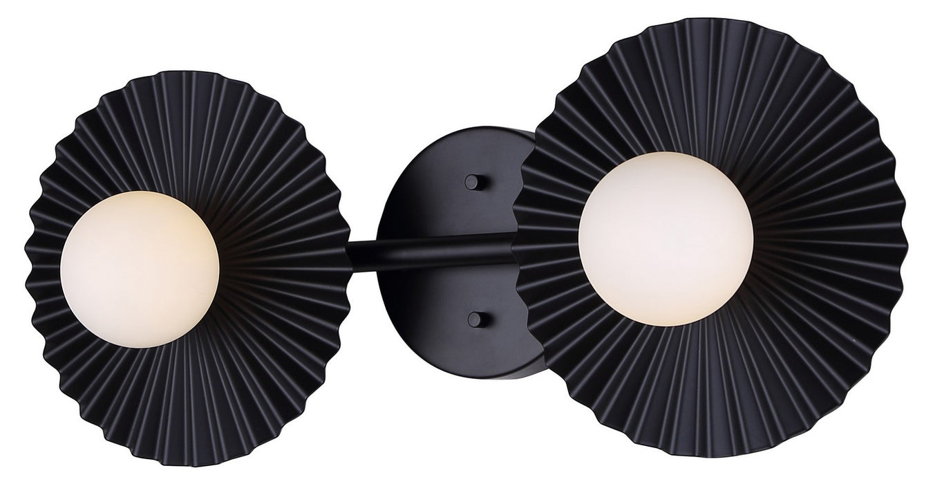 Canarm IVL1210A02BK9 Two Light Vanity, Black