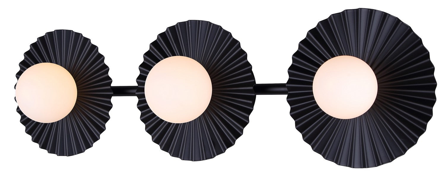 Canarm IVL1210A03BK9 Three Light Vanity, Black