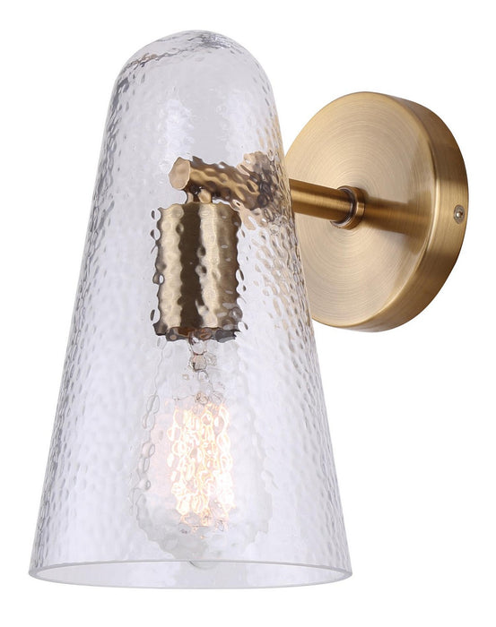 Canarm IWF1144A01GD One Light Wall Sconce, Gold