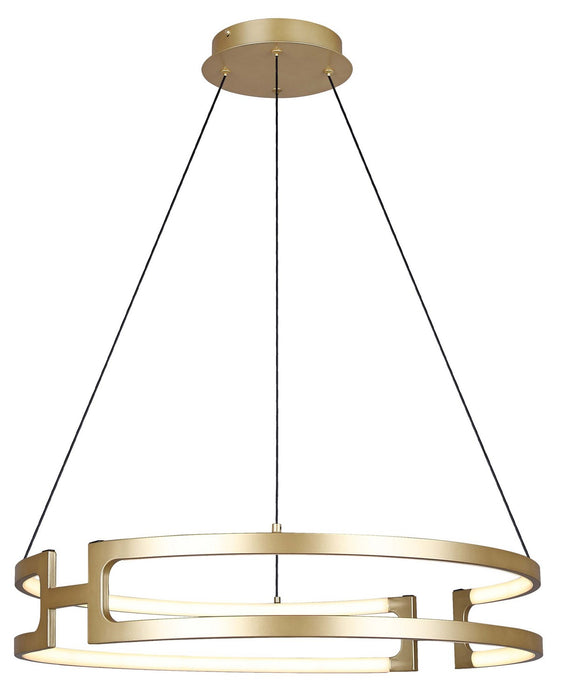 Canarm LCH278A24PGD One Light Chandelier, Gold