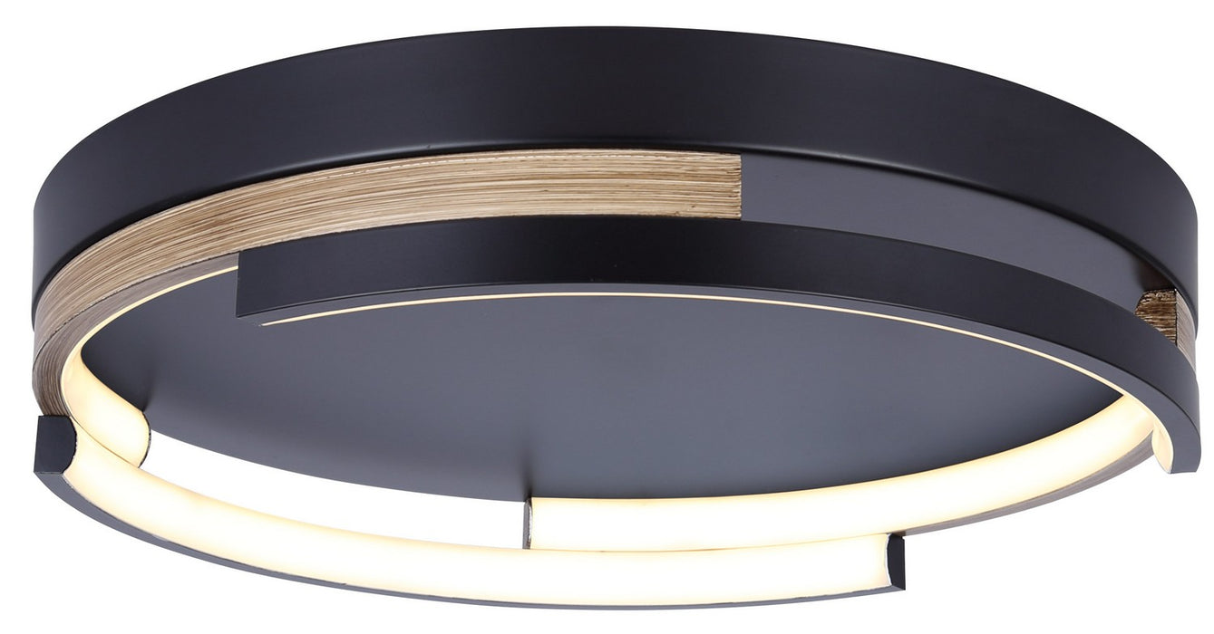 Canarm LFM283A15BKB LED Flush Mount, Matte Black