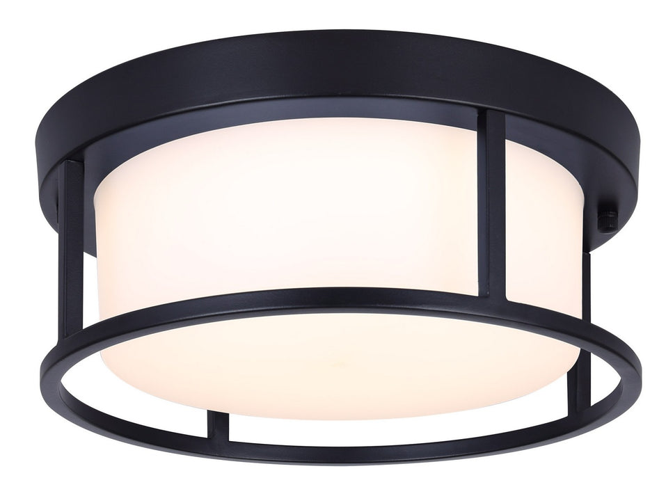 Canarm LOL673BK LED Outdoor Ceiling Light, Black