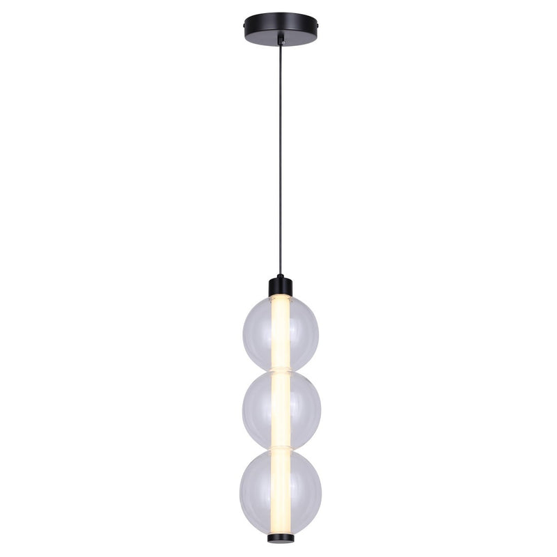 Canarm LPL316A01BK One Light Pendant, Black