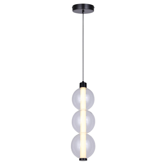 Canarm LPL316A01BK One Light Pendant, Black