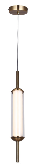 Canarm LPL321A01GD One Light Pendant, Gold