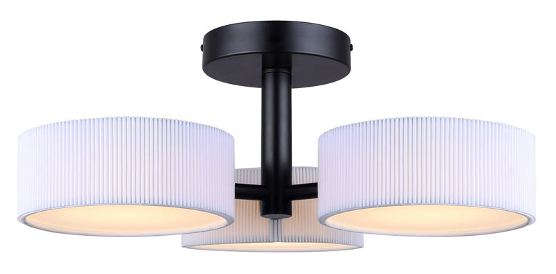 Canarm LSF288A03BK LED Semi Flush Mount, Black
