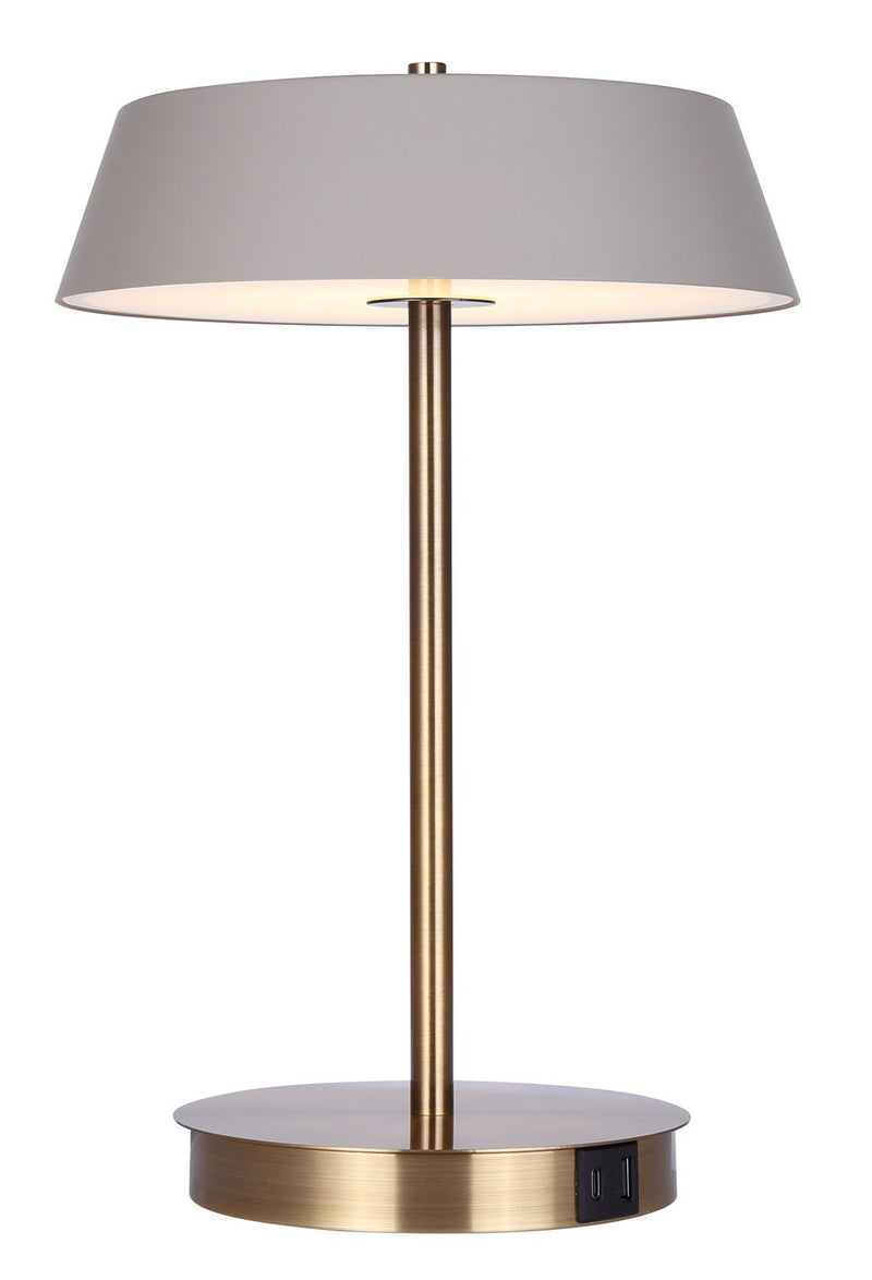 Canarm LTL263A14GDG LED Table Lamp, Gold
