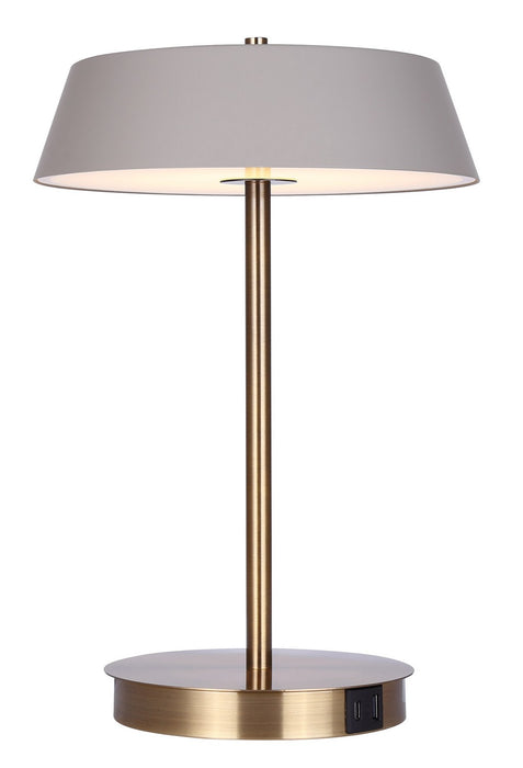 Canarm LTL263A14GDG LED Table Lamp, Gold