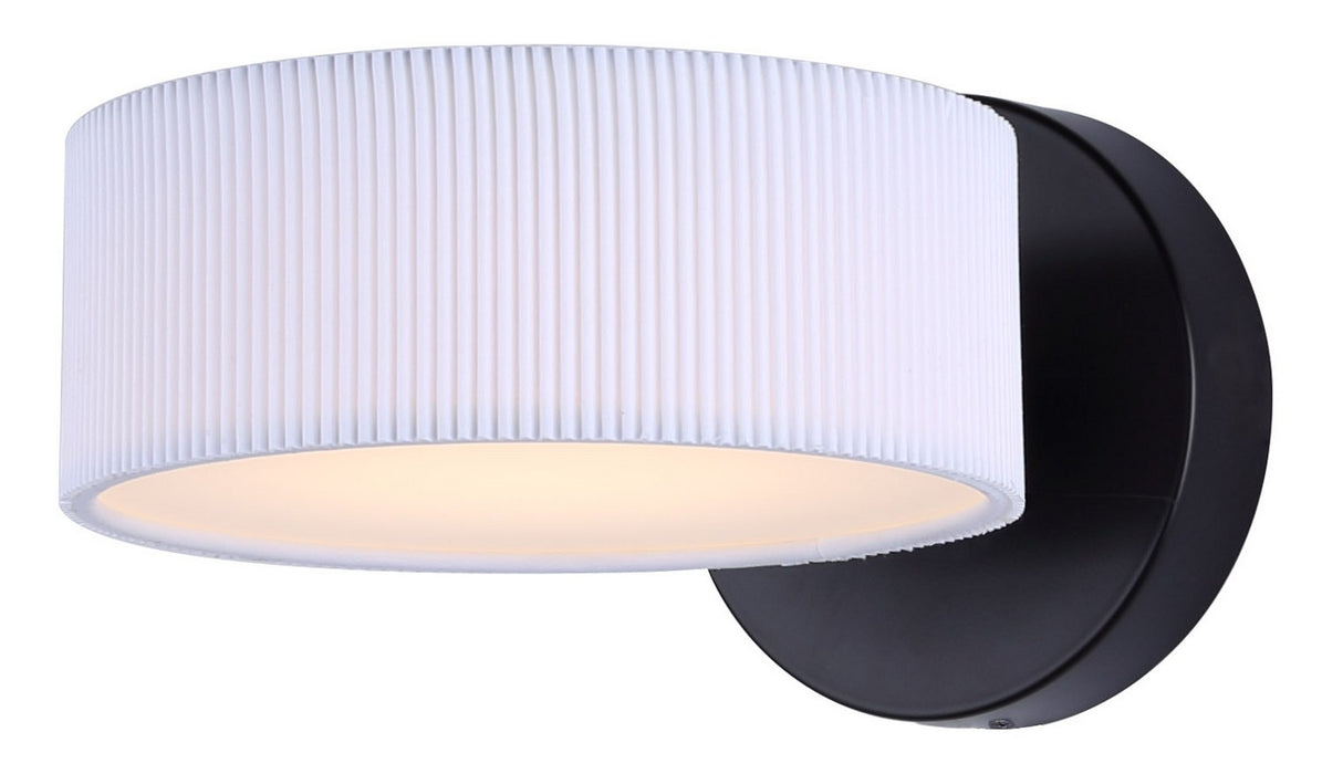 Canarm LWF288A01BK LED Wall Sconce, Black