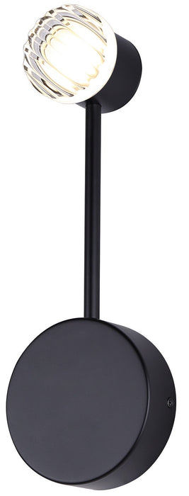 Canarm LWF313A01BK LED Wall Sconce, Black