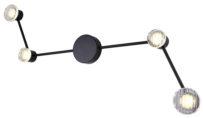 Canarm LWF313A04BK LED Wall Sconce, Black