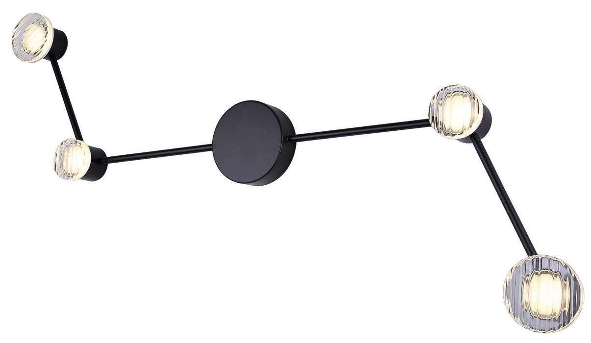 Canarm LWF313A04BK LED Wall Sconce, Black