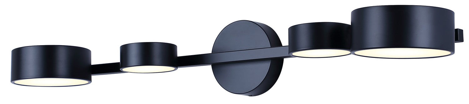 Canarm LWF315A04BK LED Wall Sconce, Black