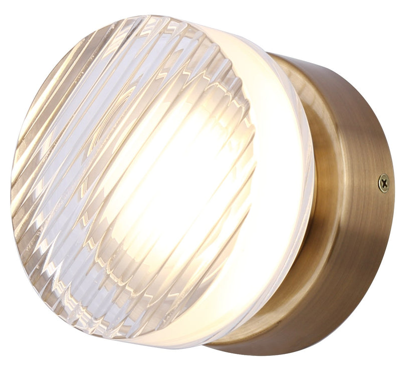 Canarm LWL297A05GD LED Wall Sconce, Gold